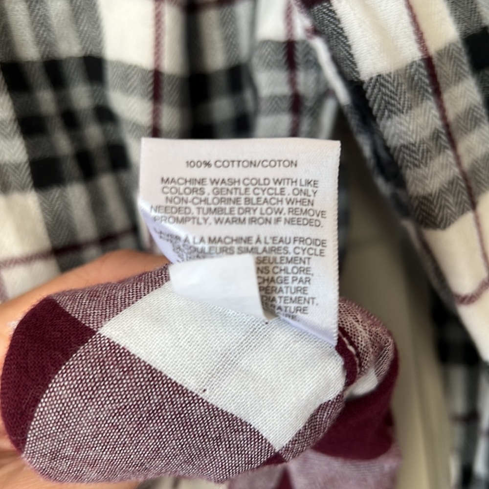 Express Plaid Button Down Shirt. Euc - image 8